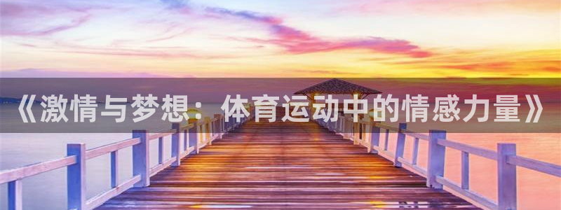 球新体育：《激情与梦想：体育运动中的情感力量》
